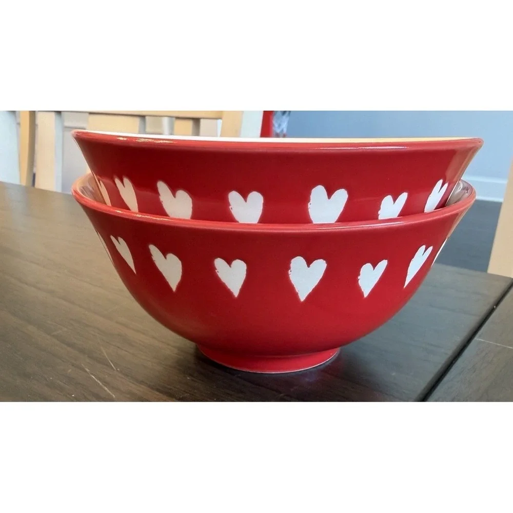4 Mickey and Minnie Mouse Bowls & 3 Small Bowls